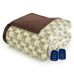 King Pinecone Electric Heated Blanket Warming Cozy Bedding D