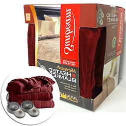 Sunbeam Heated Plush Electric Blanket