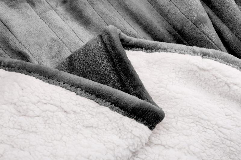 MARQUESS Electric Blanket Micro Sherpa and Reversible