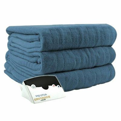 Pure Warmth Luxurious MicroPlush Electric Heated Blanket