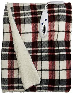 Biddeford 4493-9062183-744 Electric Heated Velour with Sherp
